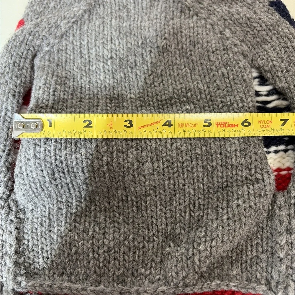 Chilly Dog 100% Wool Handmade Sweater S/M Dogs USA Made American Flag Patriotic